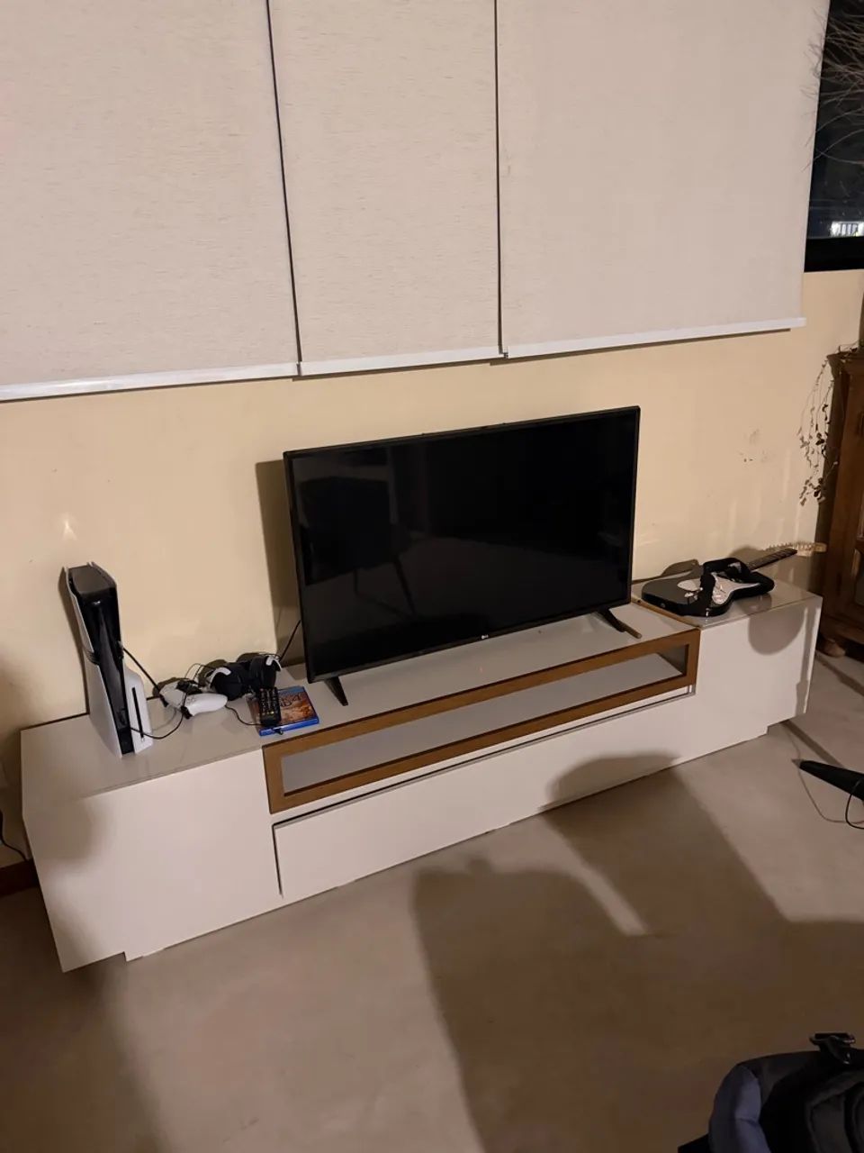 Rack de TV off white