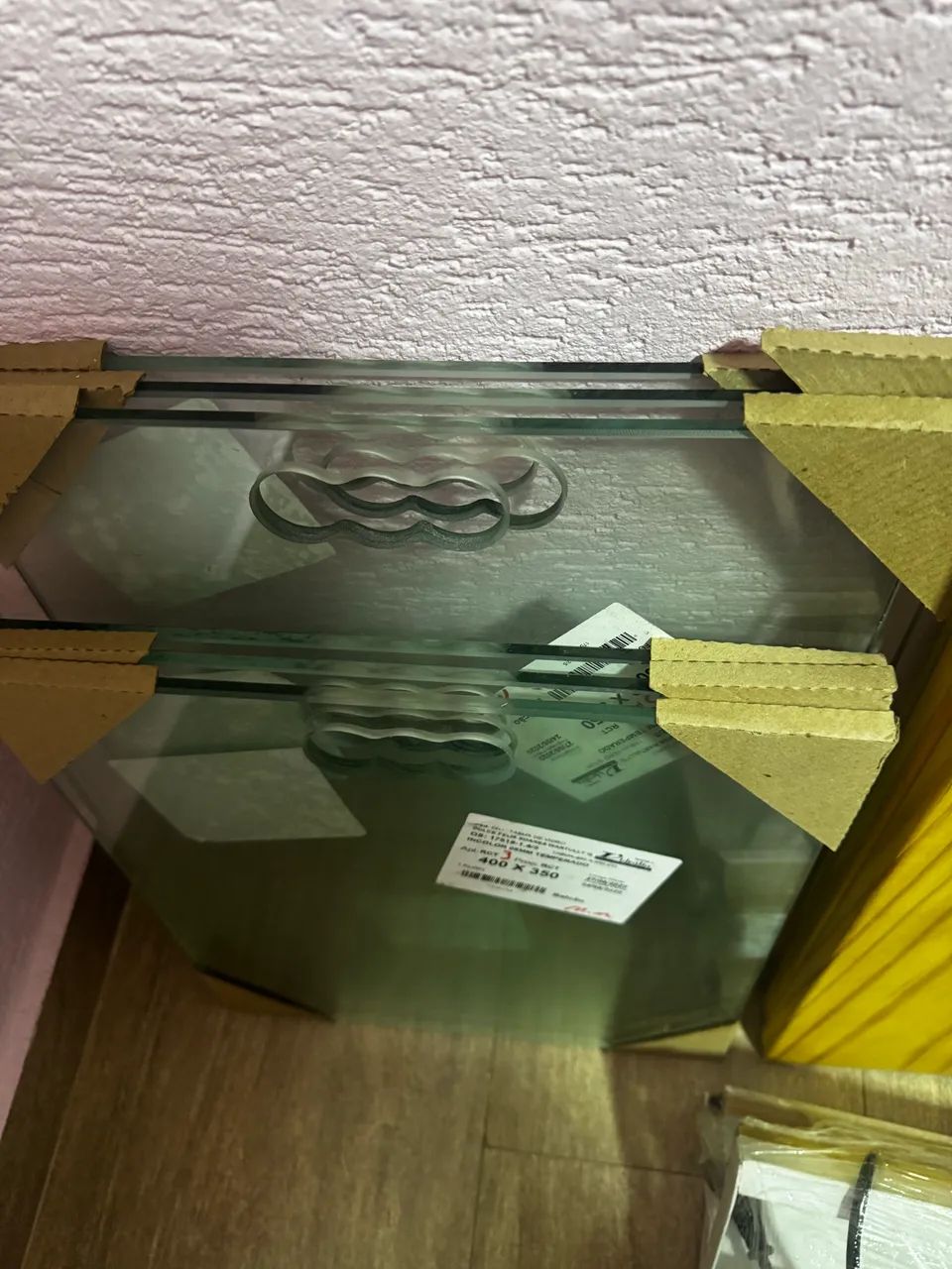 Tábua vidro temperado 400x350
