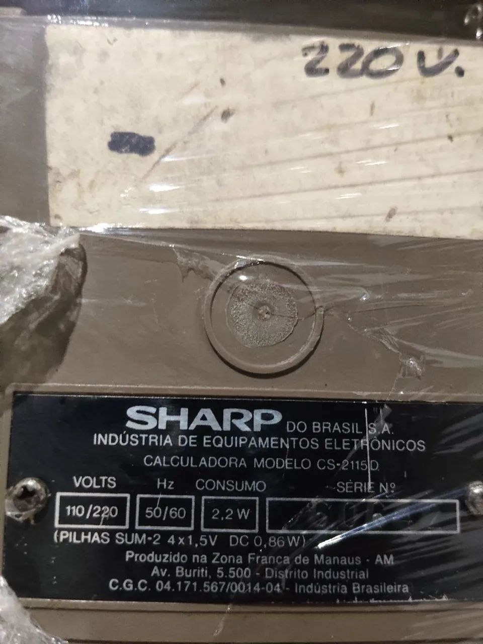 Calculadora Mesa Vintage Sharp - Foto 3
