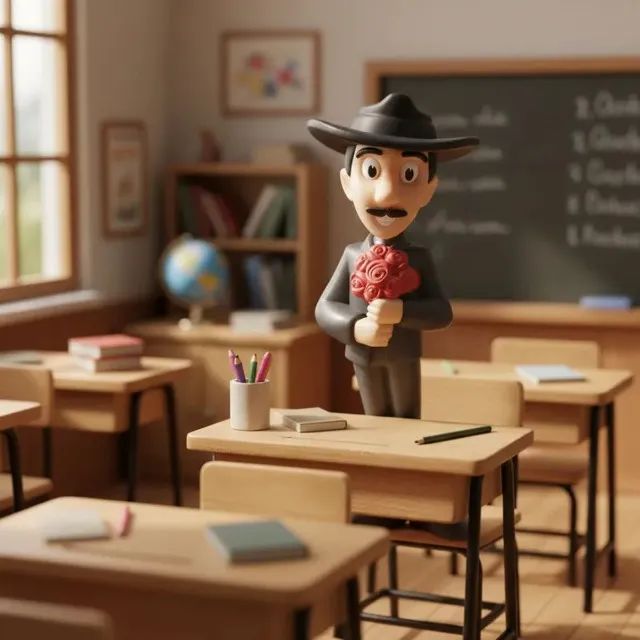 Boneco Professor Girafales - Turma do Chaves - coleção McDonald's