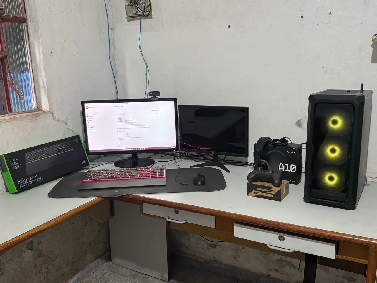 Pc gamer muito novo 