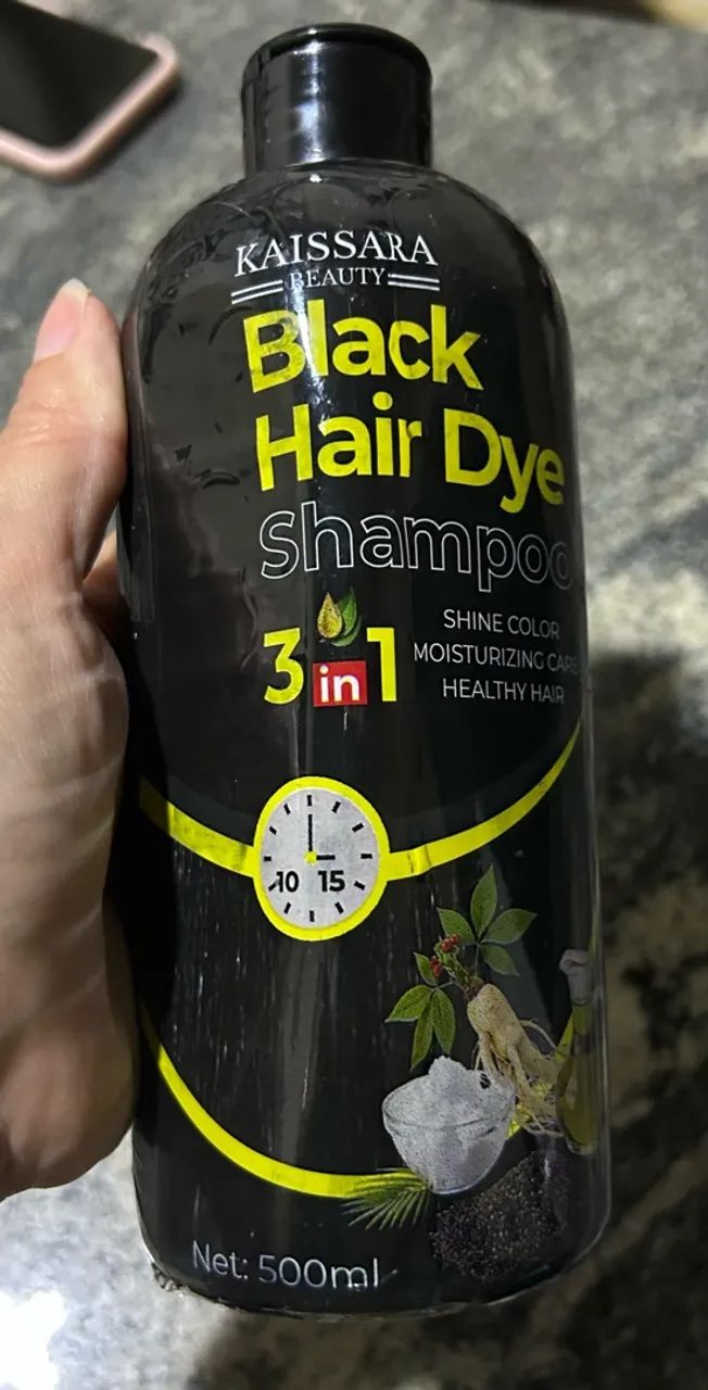 Shampoo para Cabelos Pretos