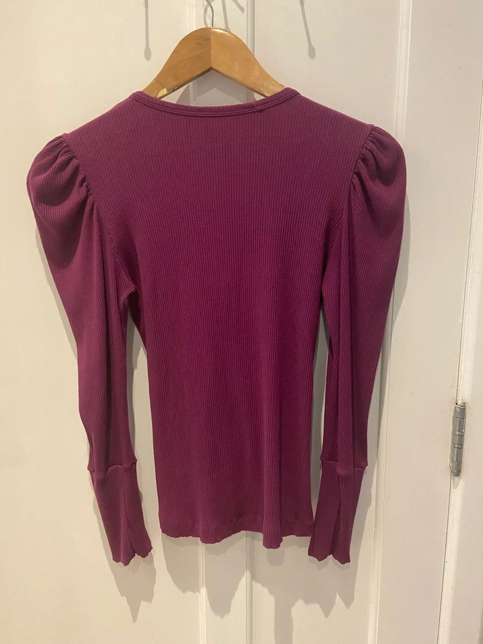 Blusa roxa manga longa  - Foto 2