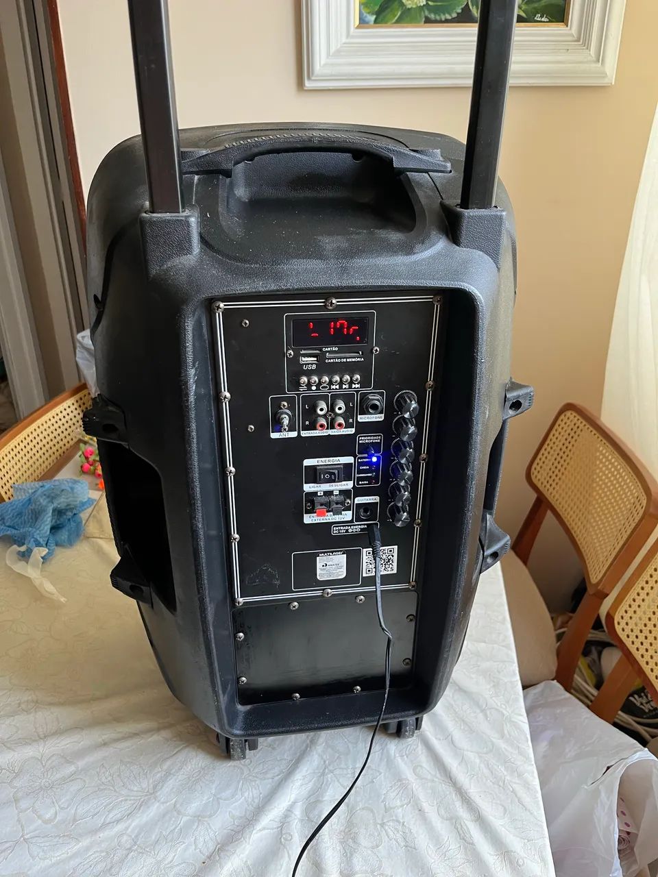 Caixa de Som Amplificada Multilaser SP278 250W RMS Bluetooth - Funcionando na Tomada - Foto 4