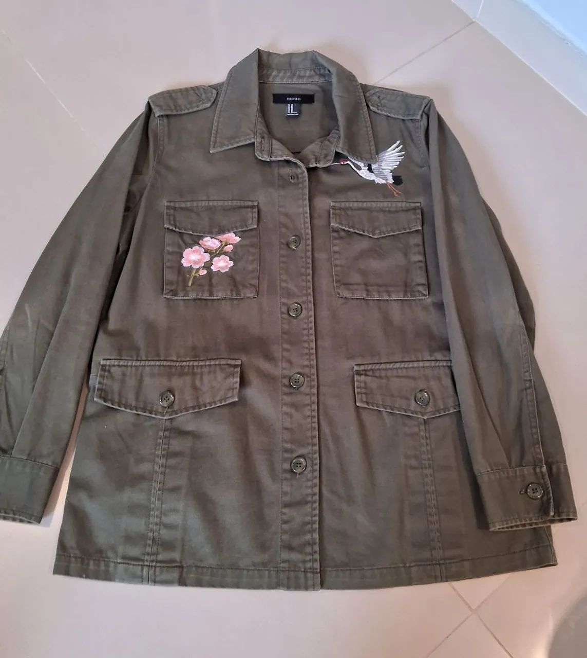 Jaqueta Parca Forever 21 Tam.M