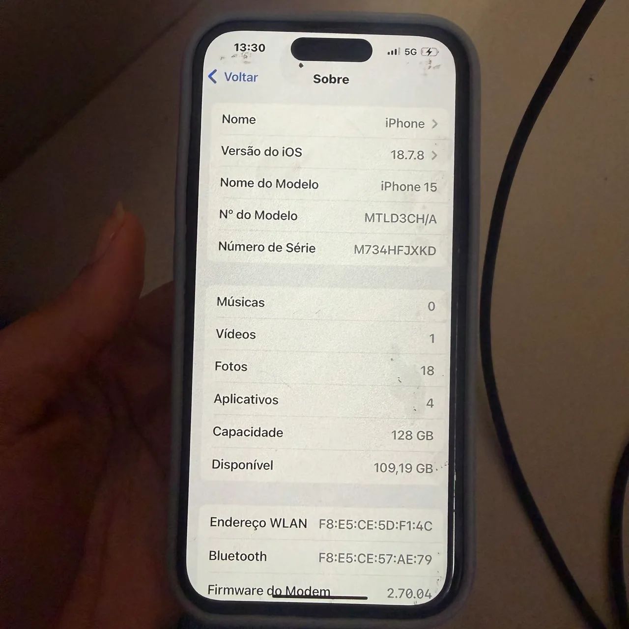 Vendo iPhone 15 128 g  - Foto 5