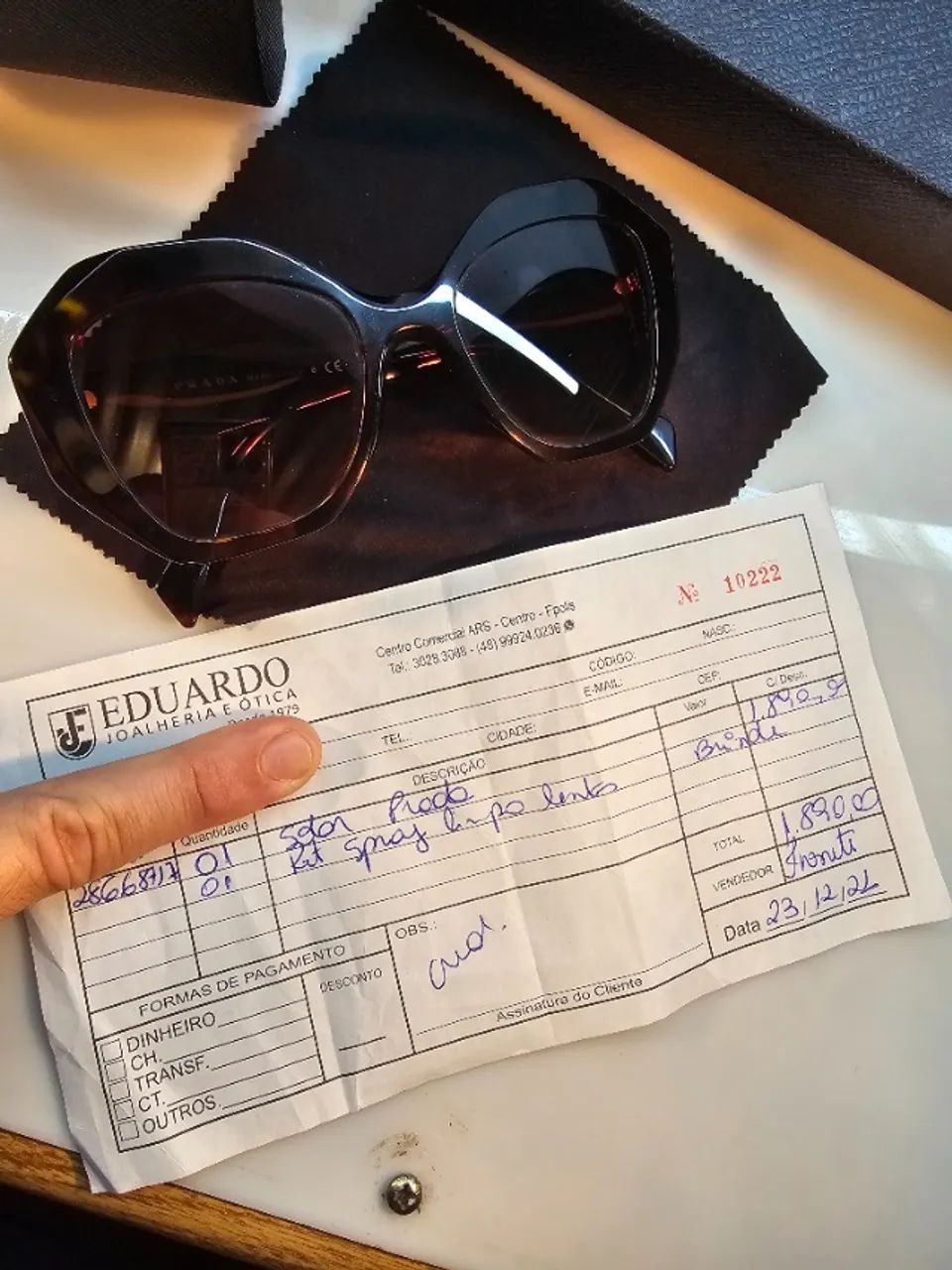 Óculos Prada Original caixa e nota  - Foto 3