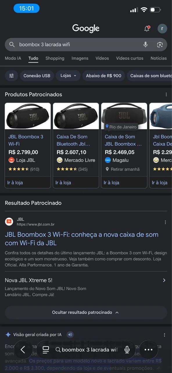 Jbl Boombox 3 Wi-Fi - LACRADA! - Foto 6