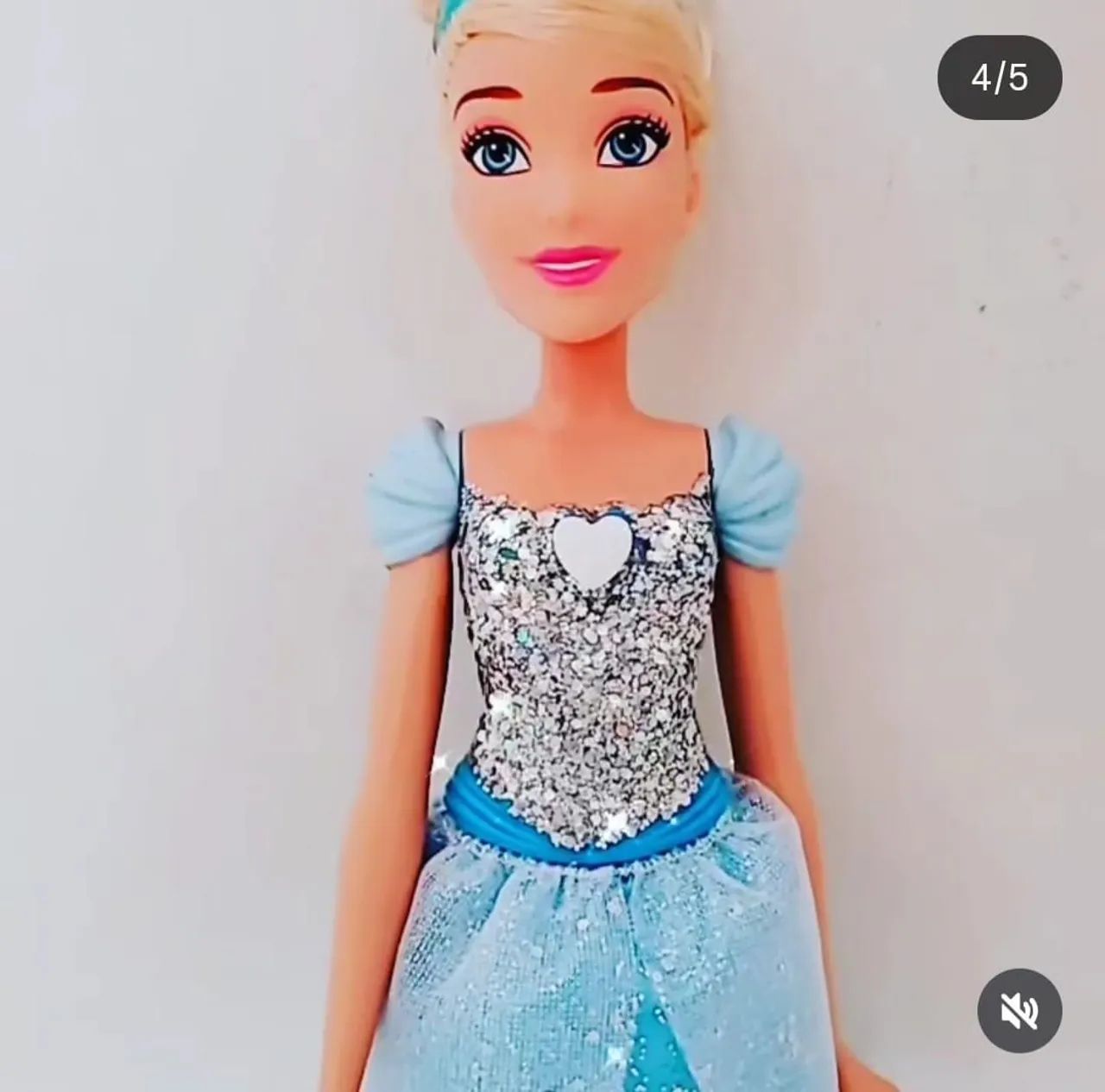 Boneca Princesa Disney Cinderela Hasbro - Foto 4
