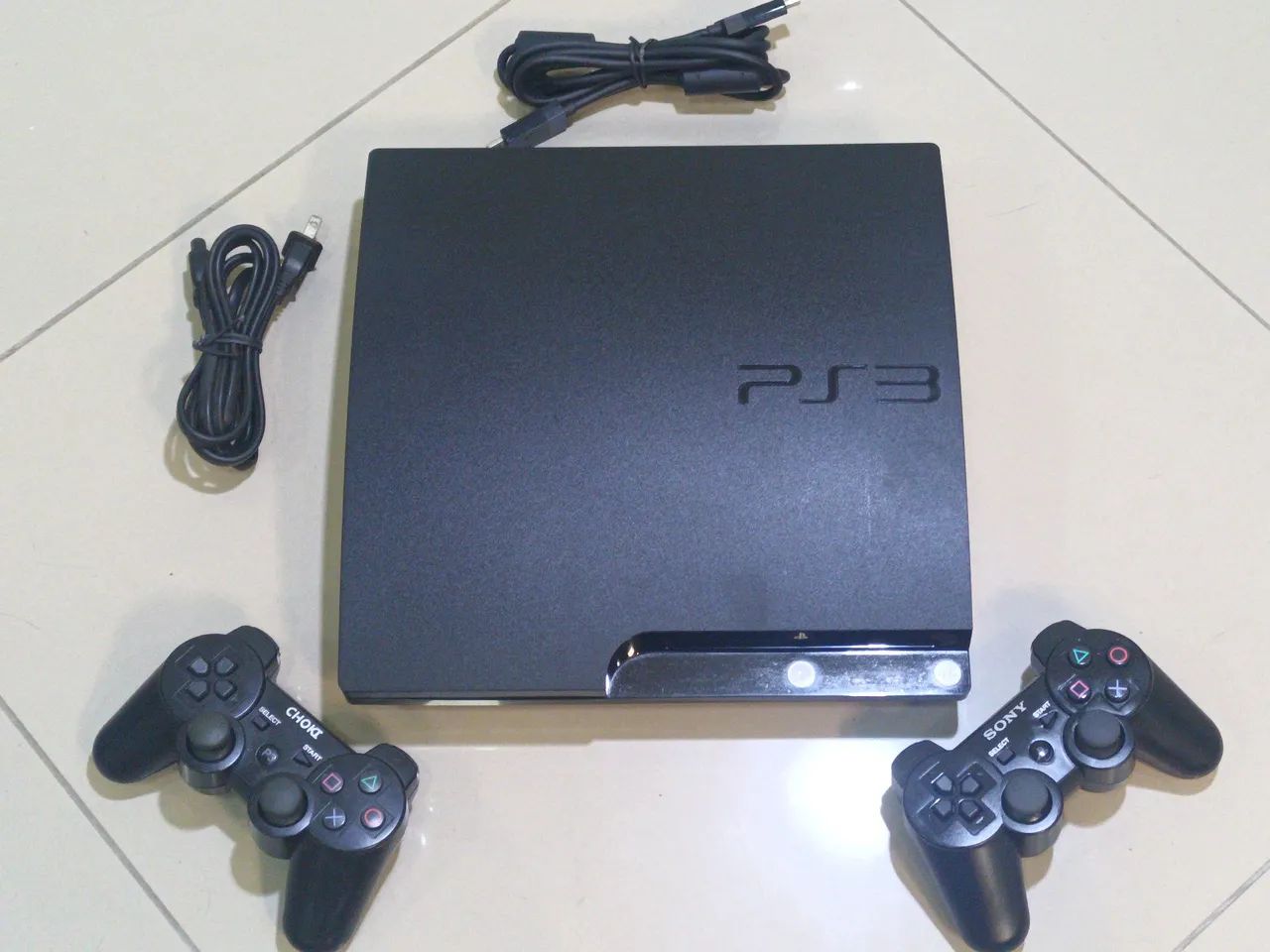 Lindo PS3 SLIM 500 GB  completo "Tunado"