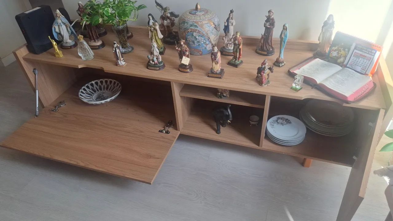 Rack de Madeira Para Sala de Estar  - Foto 4