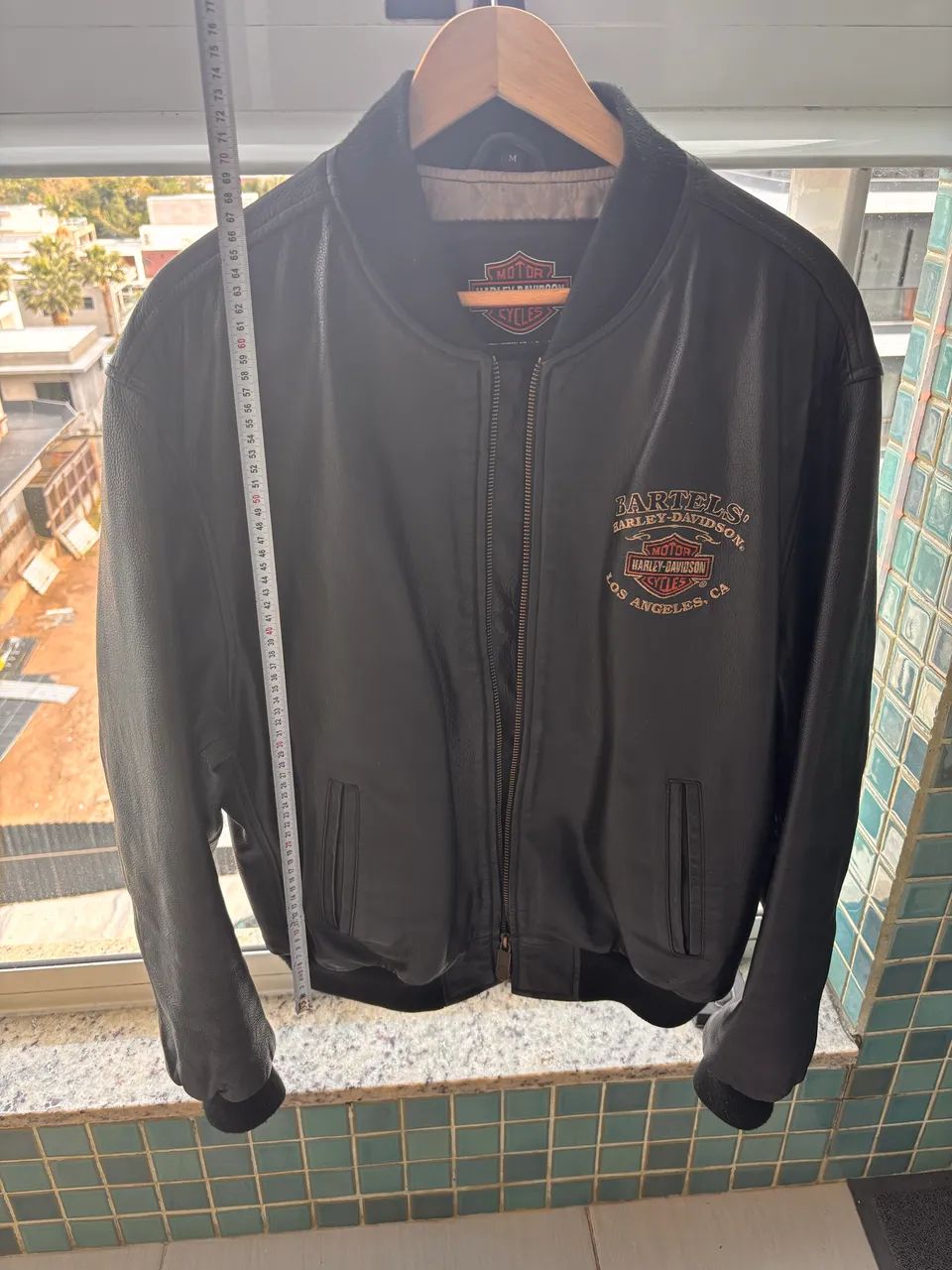 Jaqueta couro moto Harley Davidson 