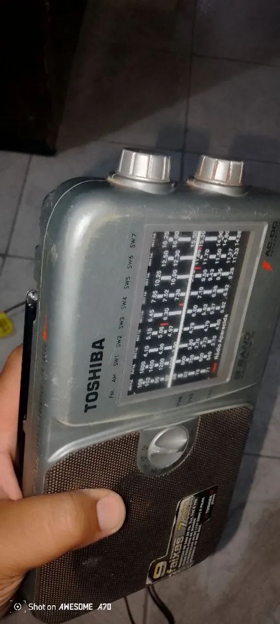 Rádio Toshiba 9 Faixas - Aparelhos de Som - Piraporinha, Diadema