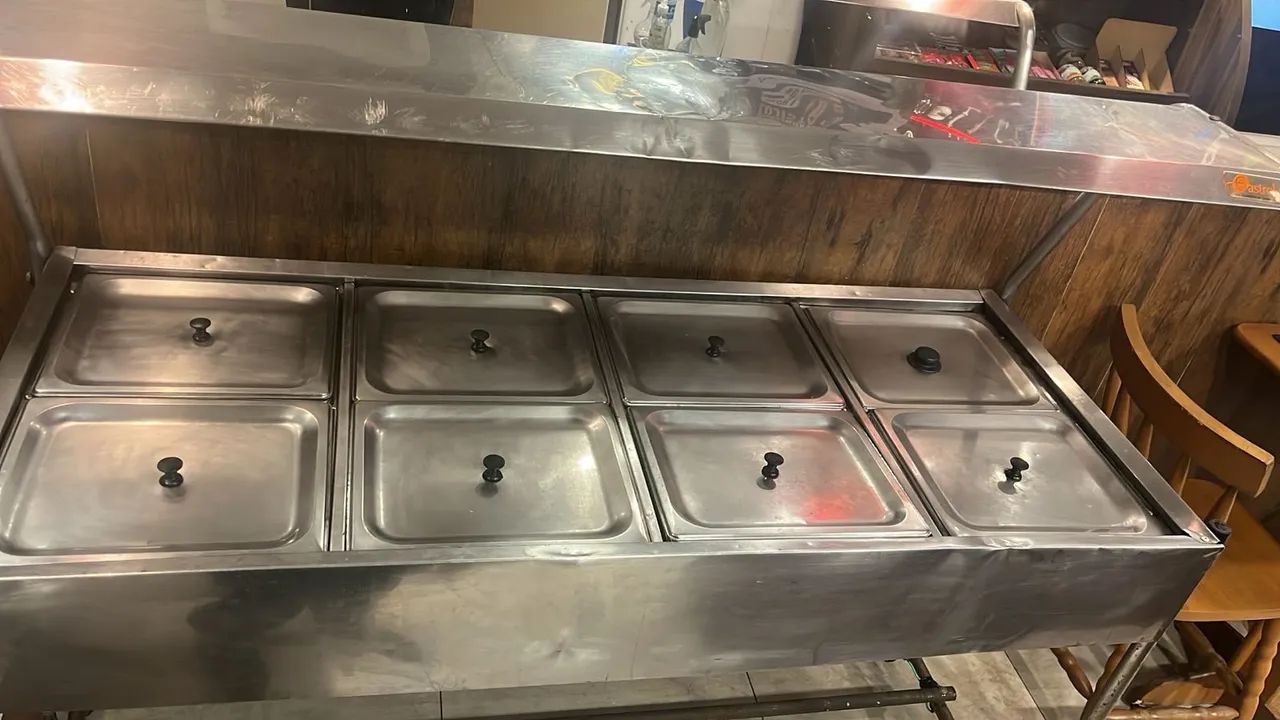Buffet self Service Aço Inox 8 cubas - Foto 3