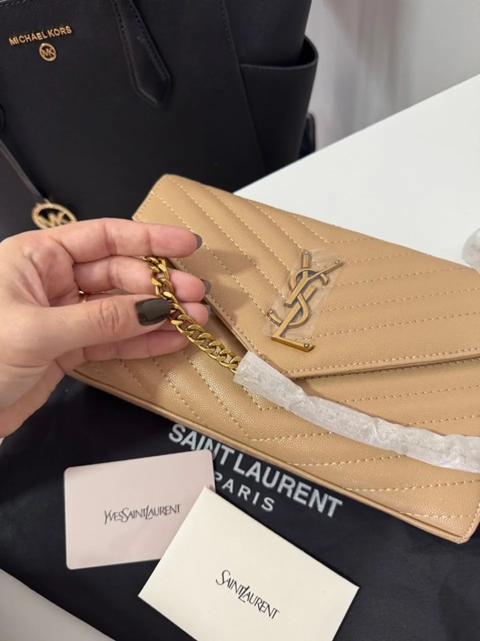 bolsa carteira transversal ysl  - Foto 3