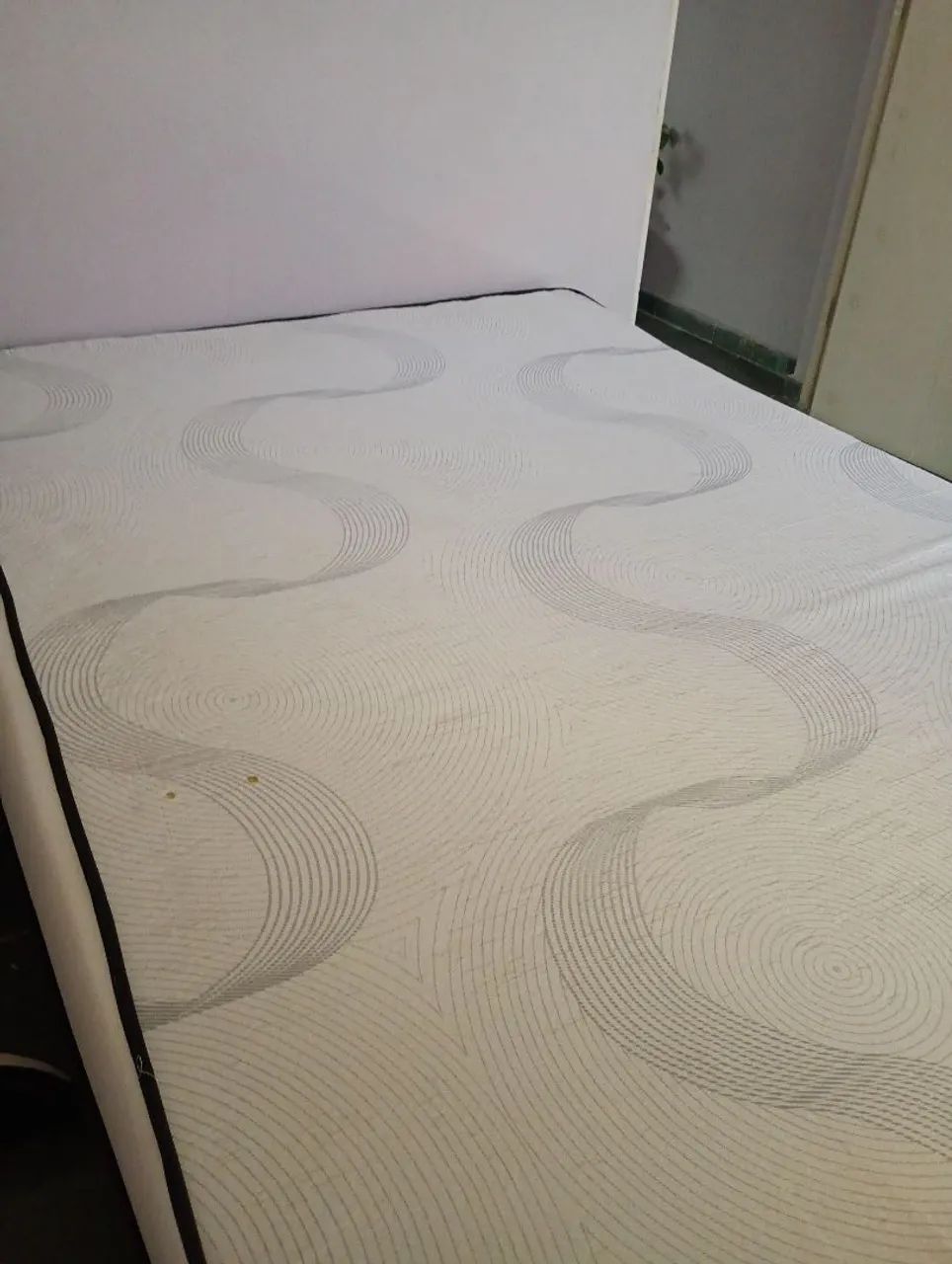 cama de casal colchão + base  - Foto 4