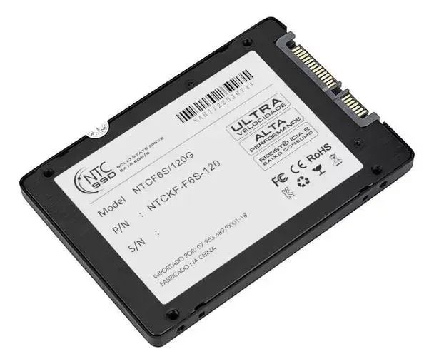Disponível, novo, lacrado: Ssd NTC 120gb Sata Iii 2.5 Interno Para Notebook E Desktop - Foto 2