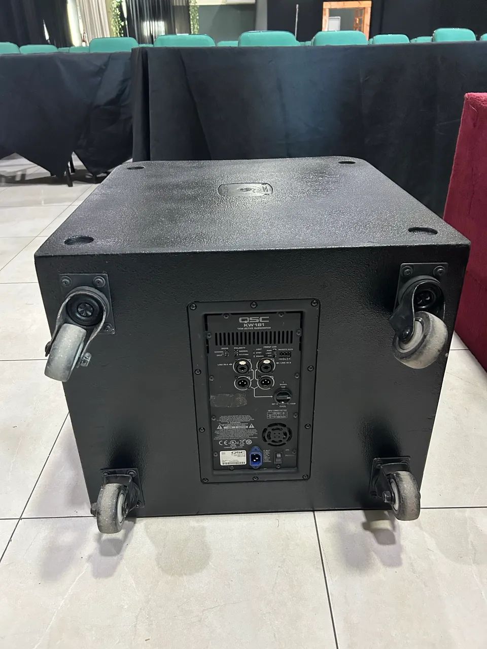 Par de sub grave Caixa Qsc kW 181  - Foto 4