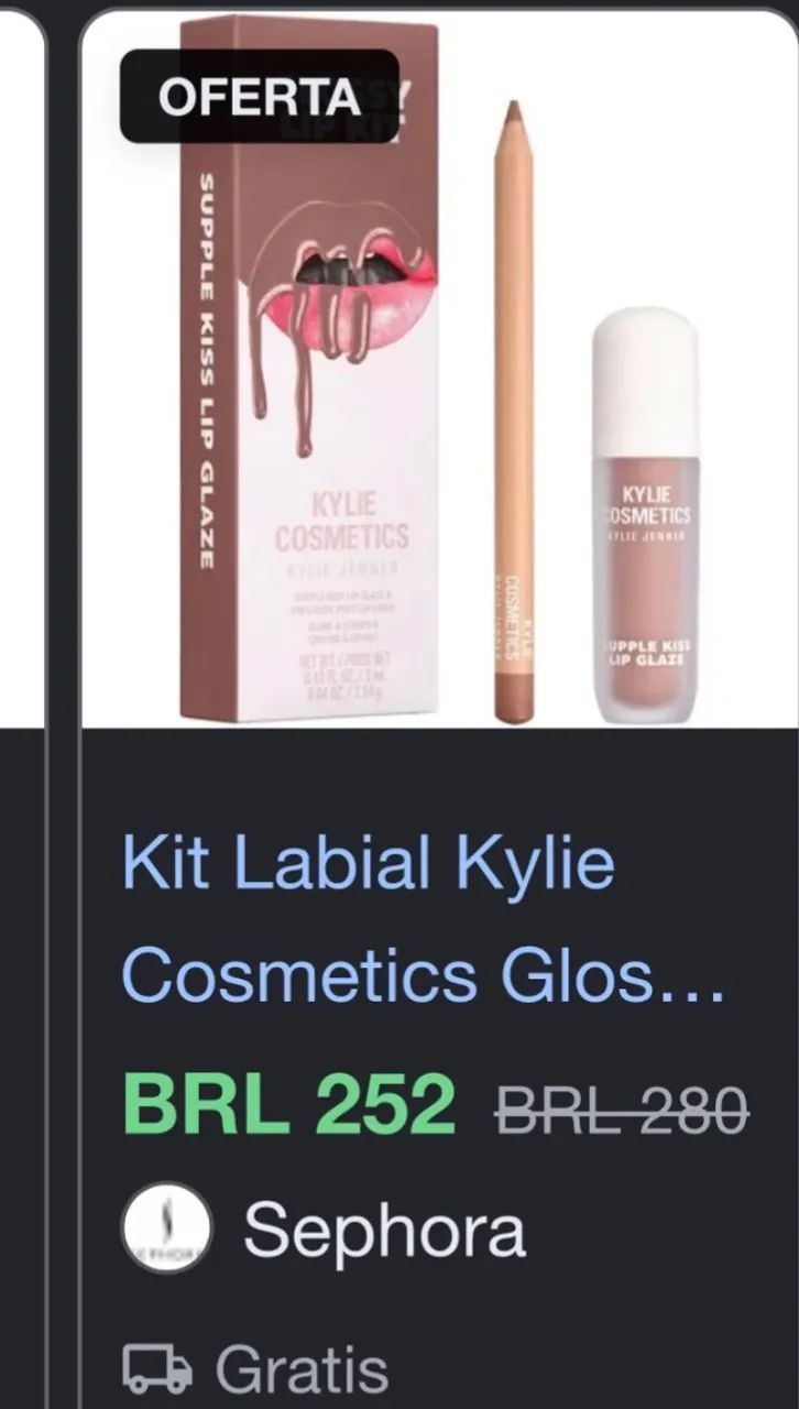 Kit labial de kylie jenner cosmetics gloss - Foto 4
