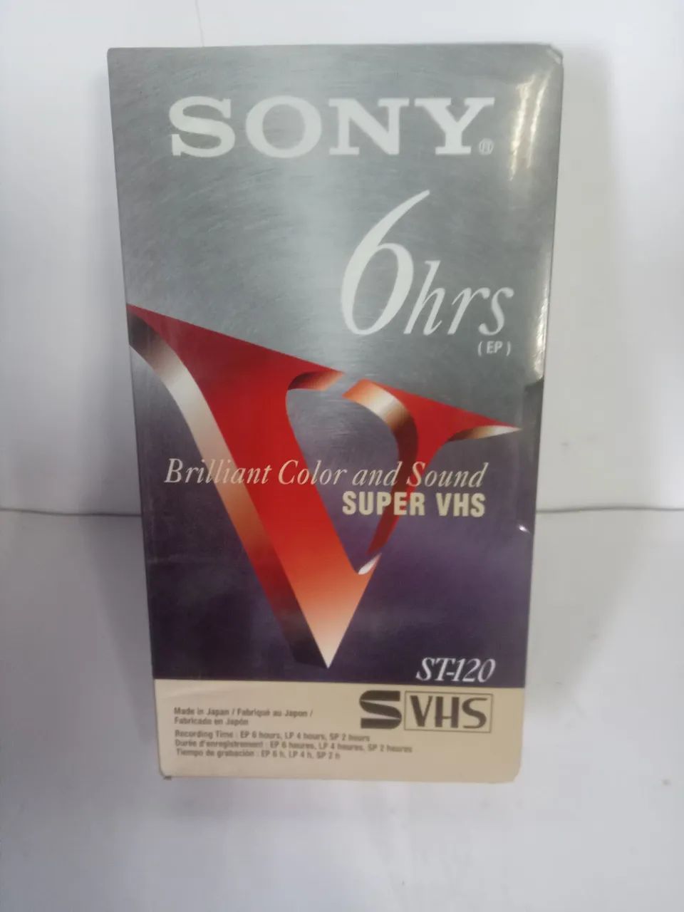 Fita S-vhs Sony 120pro.