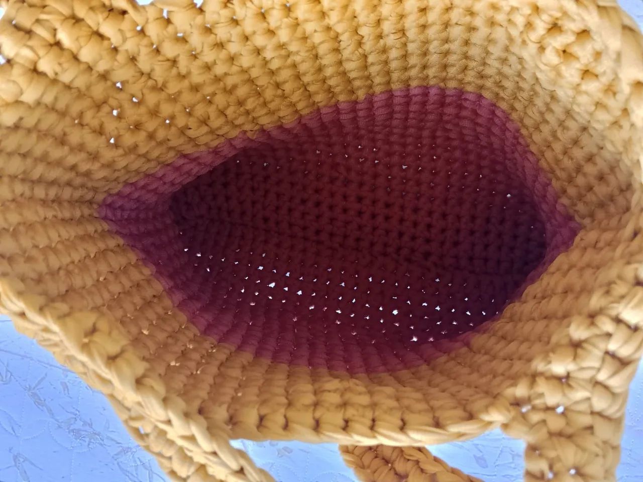 Bolsa Artesanal em Linha de Malha ? - Foto 2