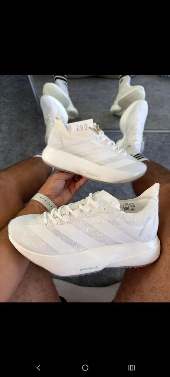Adidas Adizero Pro 4 off white  - Foto 5