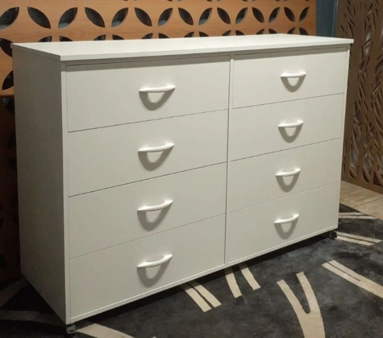 Promoção cômodas de 8 gavetas com rodinhas 