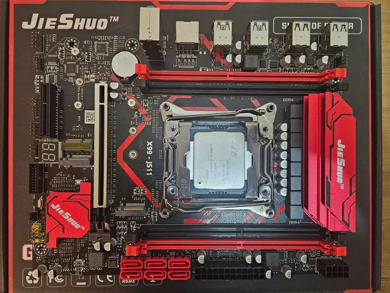Melhor kit Xeon para jogos! E5-2667v3 + X99 J11 - Foto 4