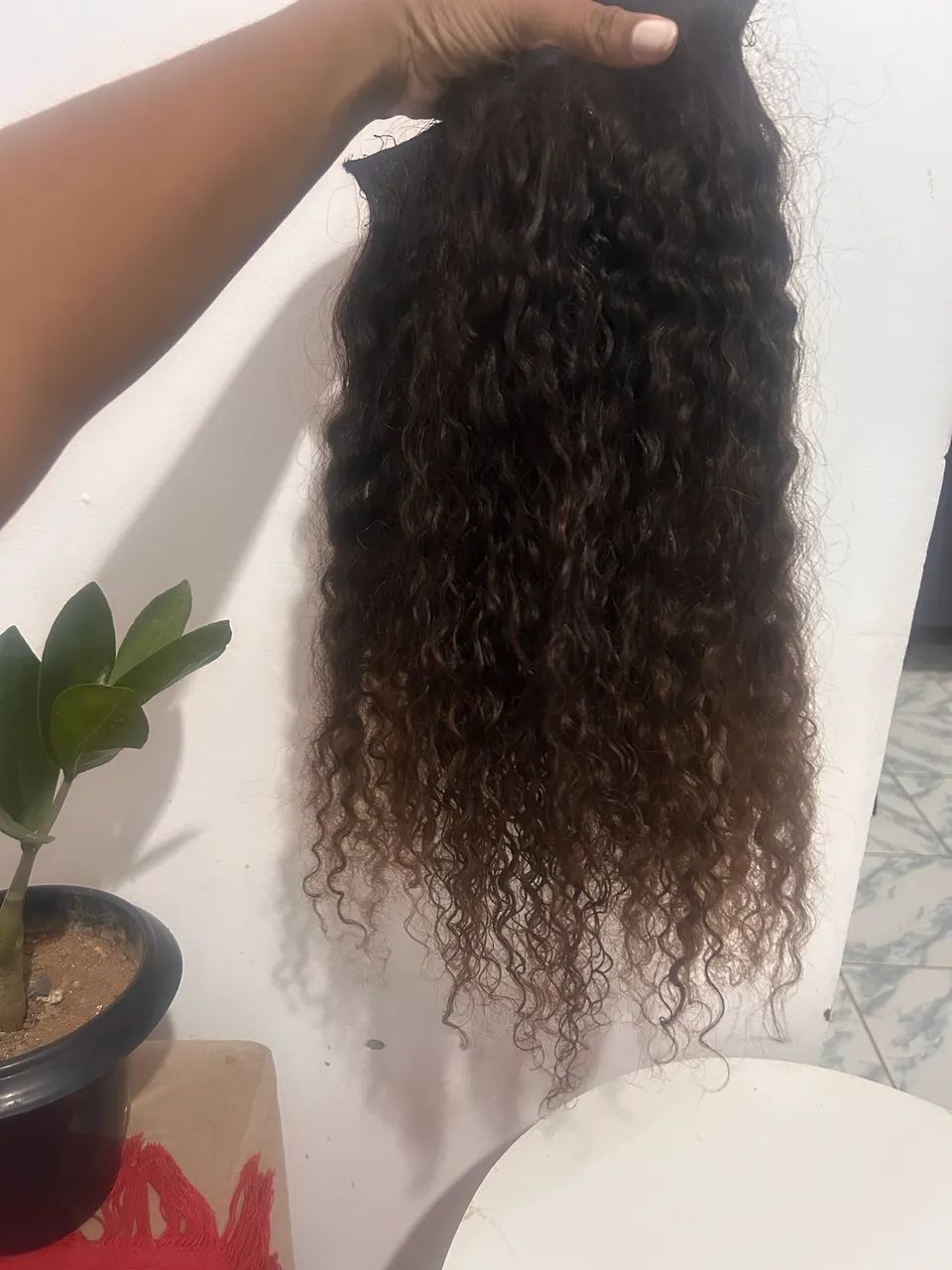CABELO CACHEADO COR MEL 60cm - Foto 4