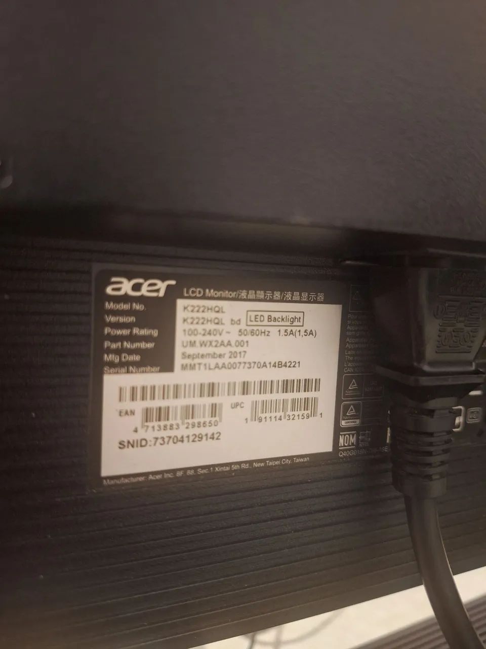 Monitor Acer 22p Full HD - Foto 3
