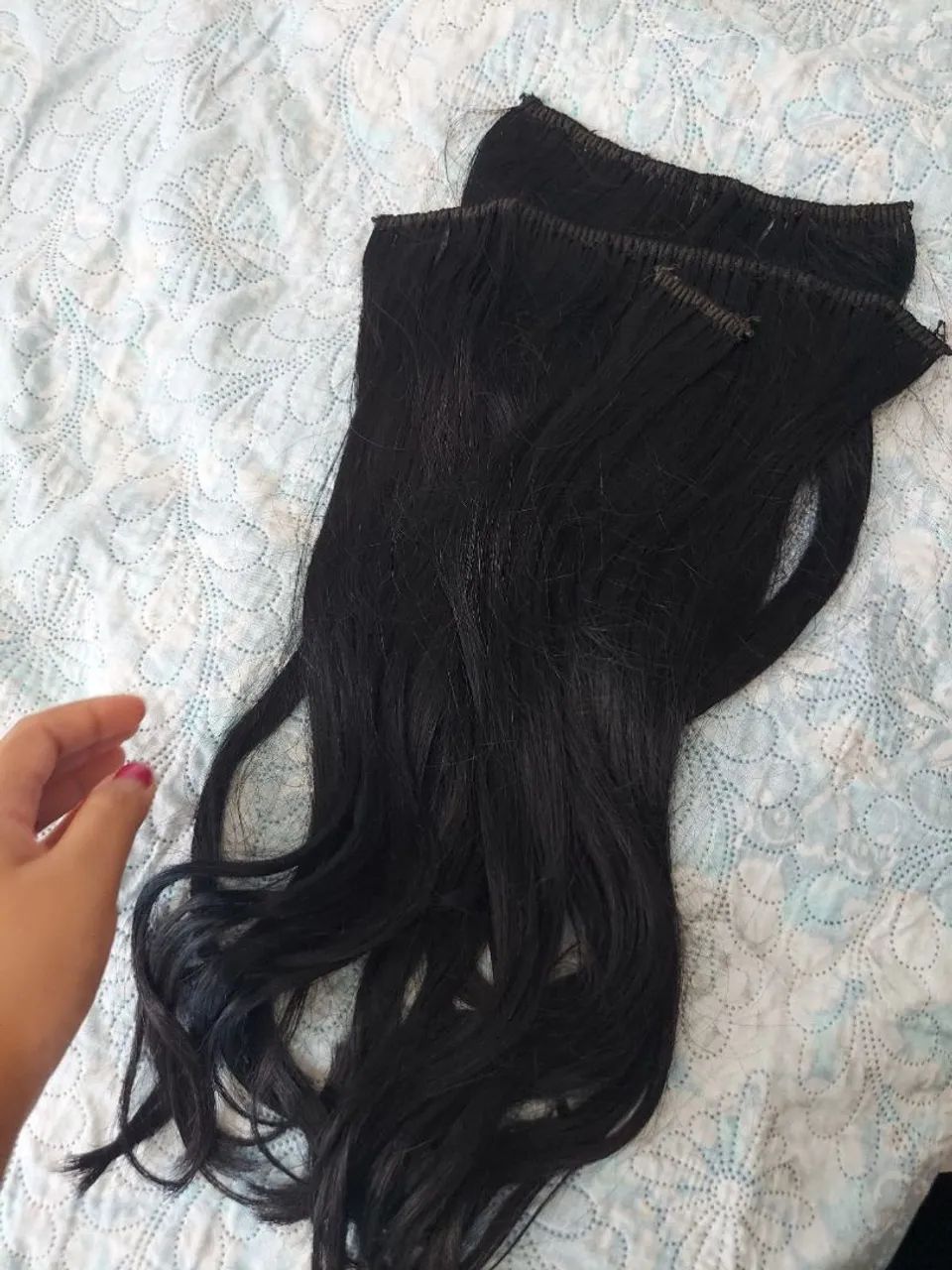 Mega hair de cabelo humano 3 telas - Foto 4