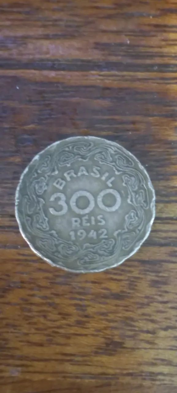 Moeda De 300 Reis De 1942 Série Getúlio Vargas (Usado)