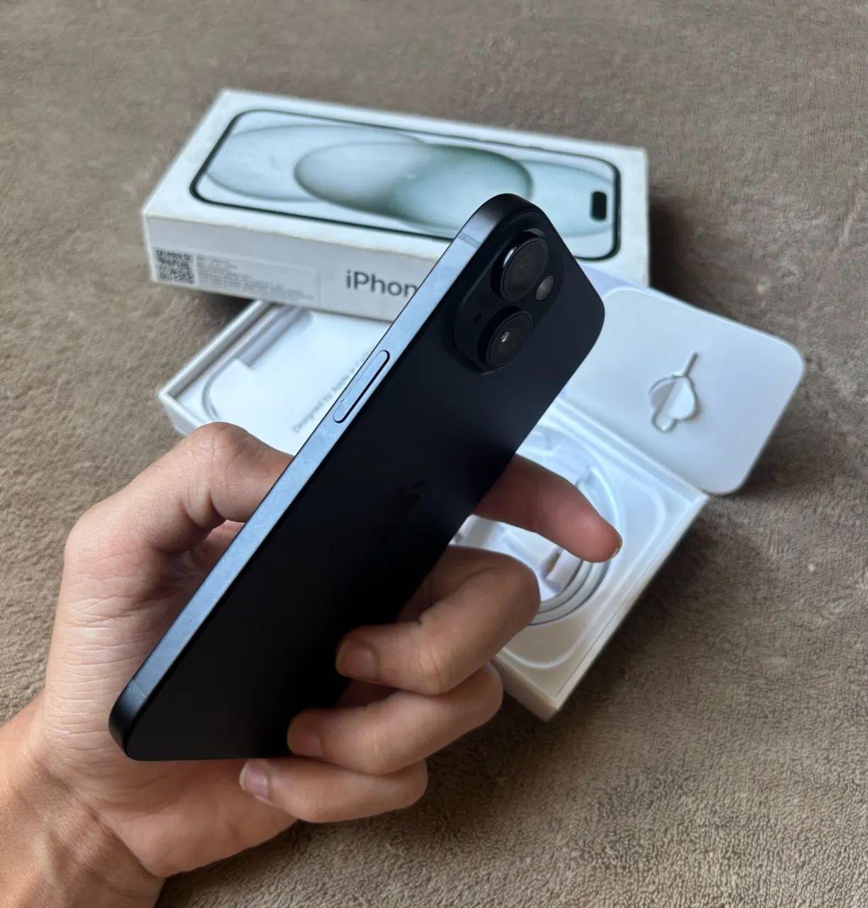 iPhone 15 Preto - 128GB | Caixa e Cabo - Foto 3