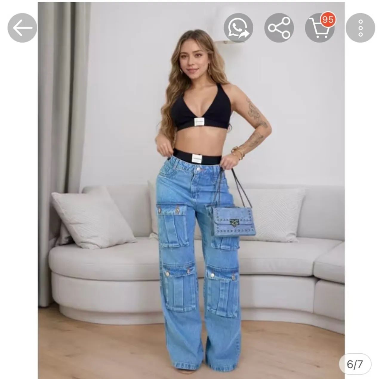 Calça cargo 