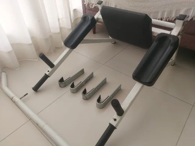 Barra Fixa de Parede e Paralela Multifuncional 3 em 1 Pull-up - Foto 3