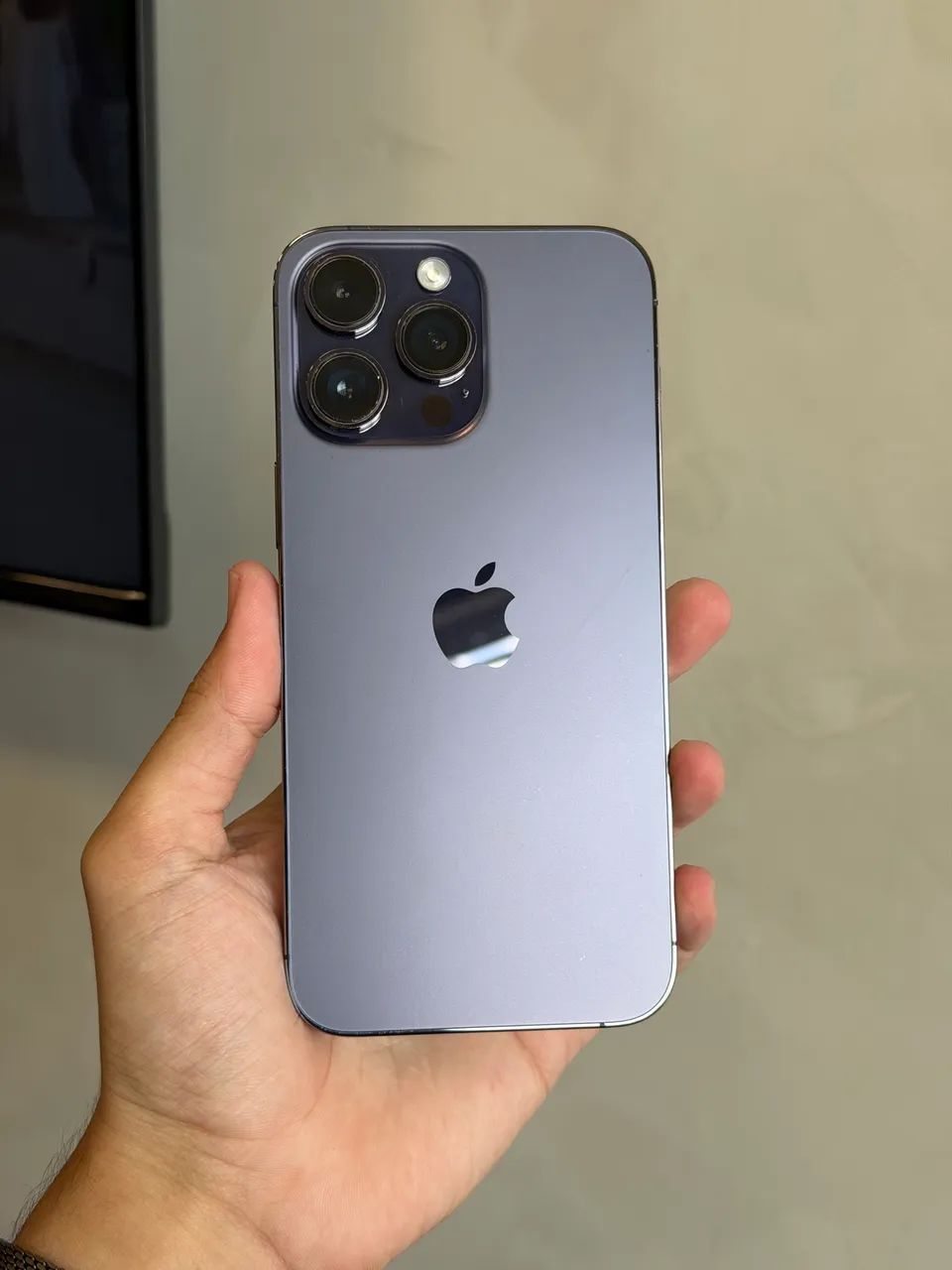 iPhone 14 Pro Max 128gb Roxo Seminovo loja fisica contagem - Foto 2