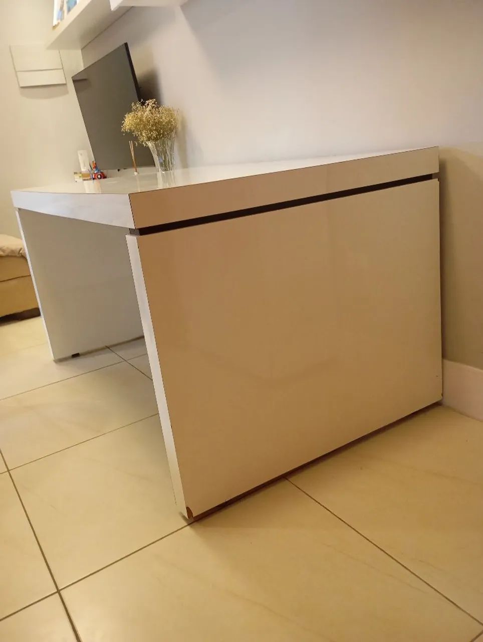 Mesa 1,40m x 90cm - 100% MDF de Marcenaria (Super Reforçada) - Foto 2