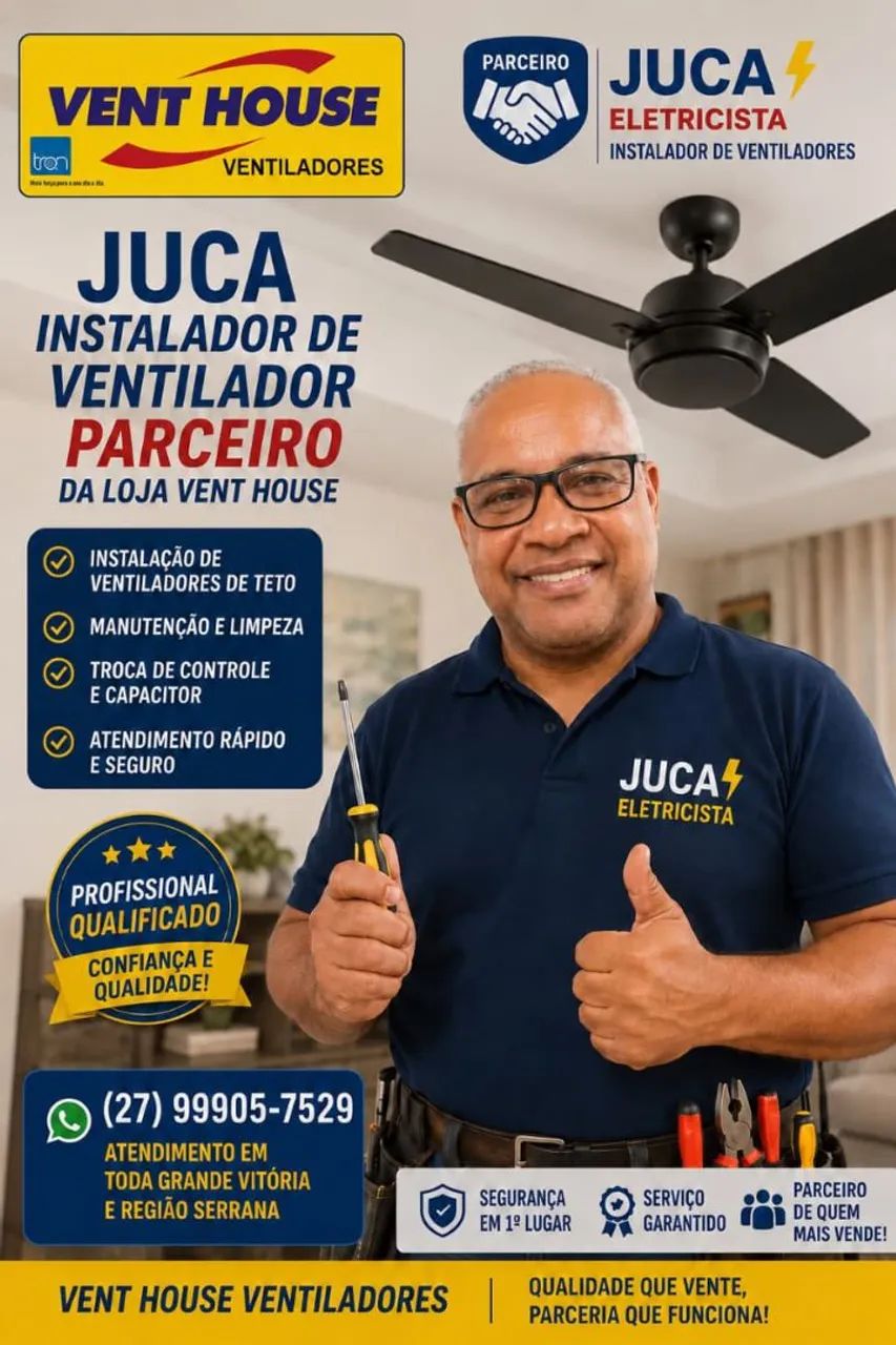Instalador de ventilador de teto 