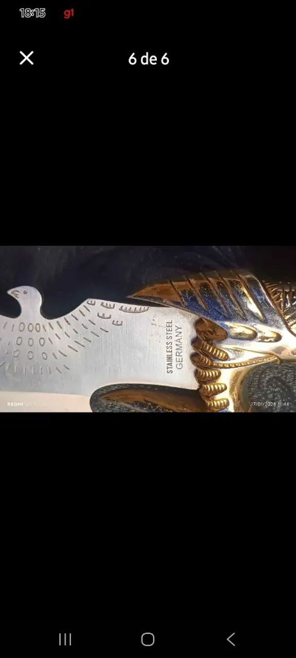 Faca para antiguidade 