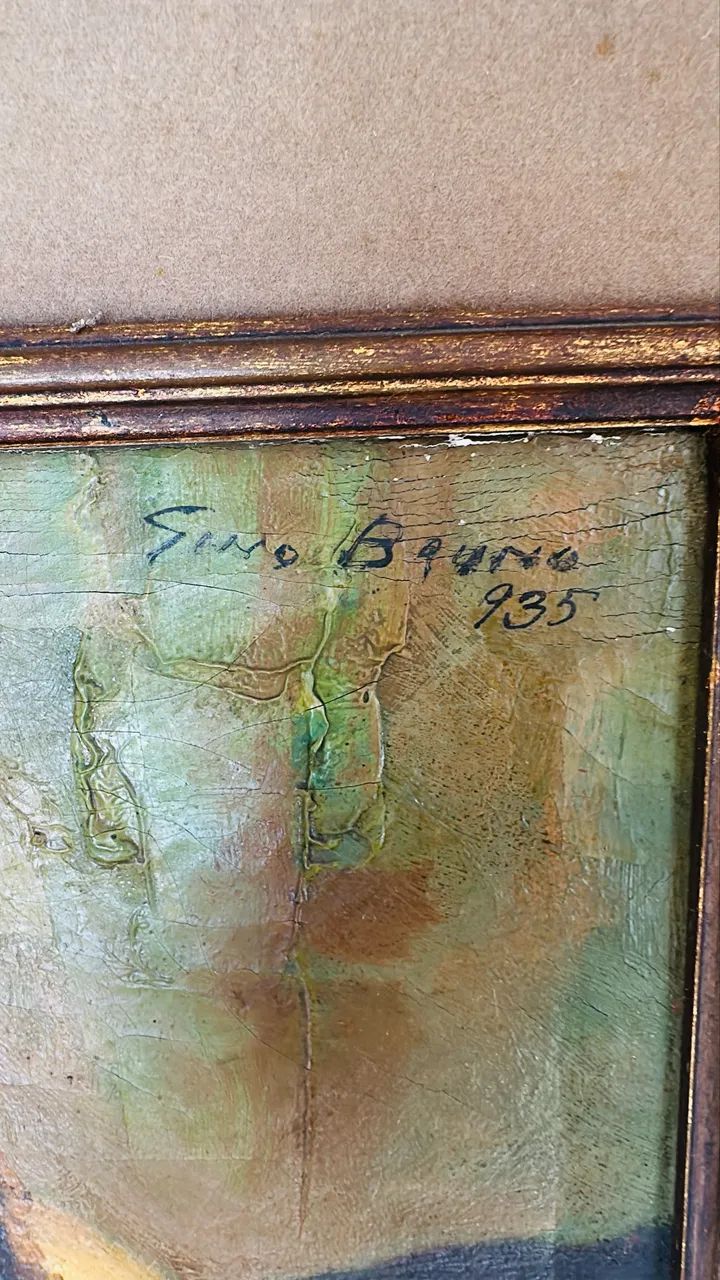 Quadro antigo GINO BRUNO  - Foto 3