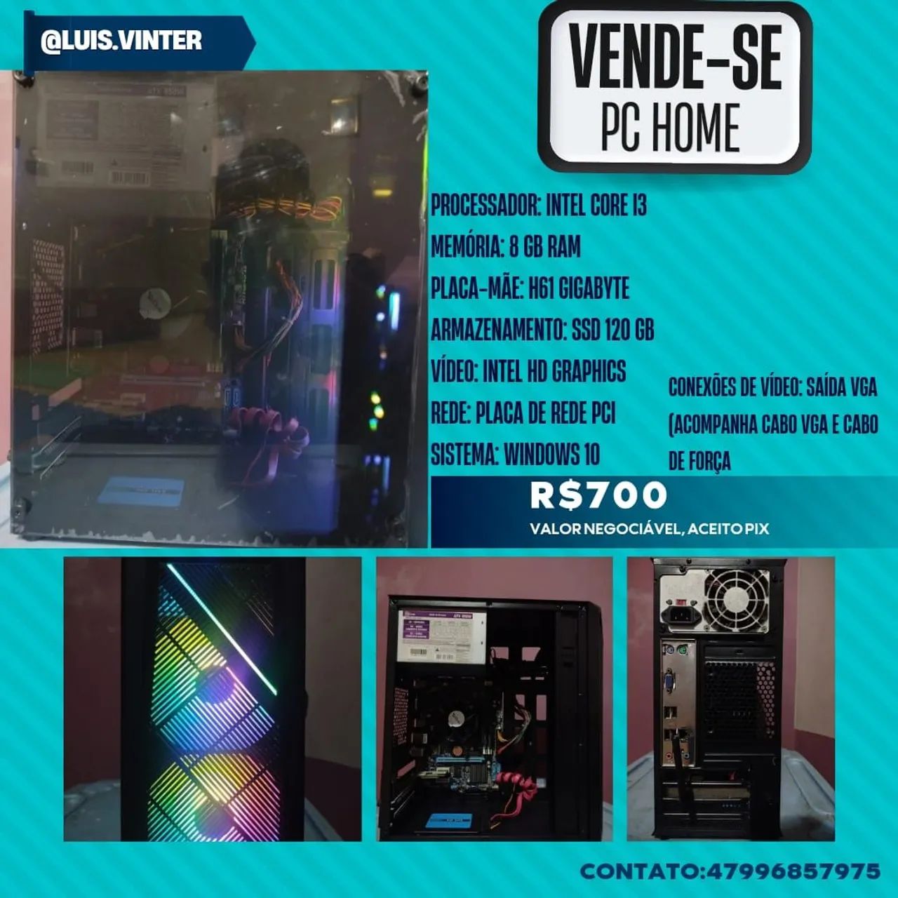 Vendo Pc home office