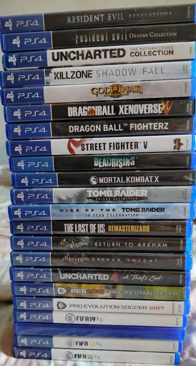 Lote de jogos PS4