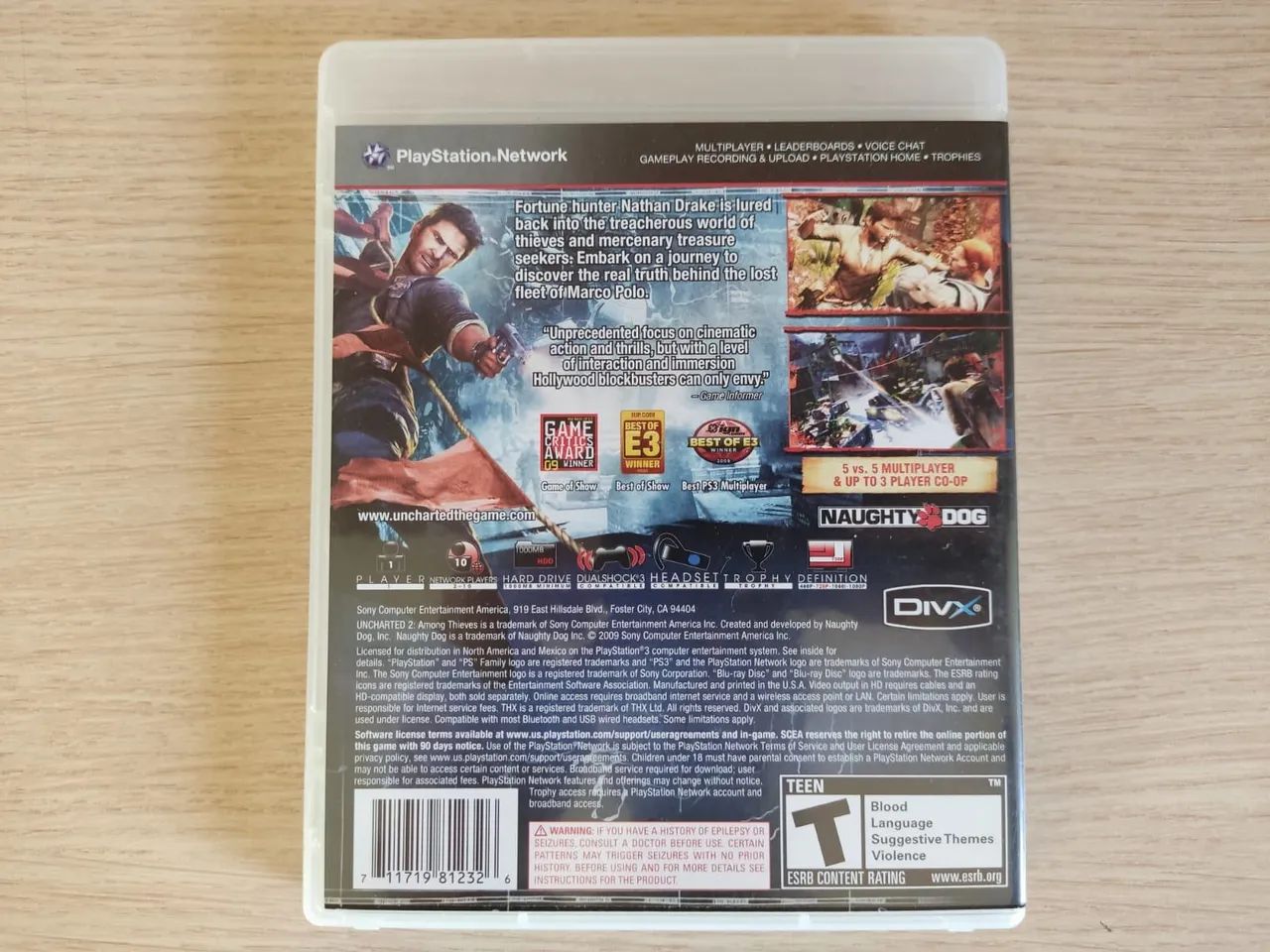 Uncharted 2 e 3 PS3 - Foto 2