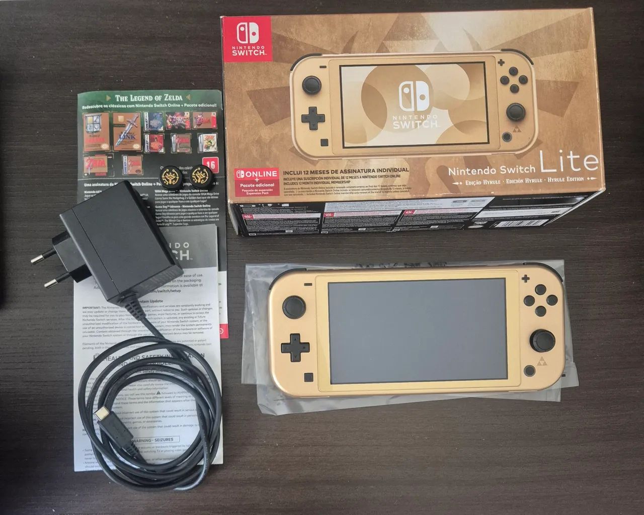 NINTENDO SWITCH LITE - EDIÇÃO HYRULE