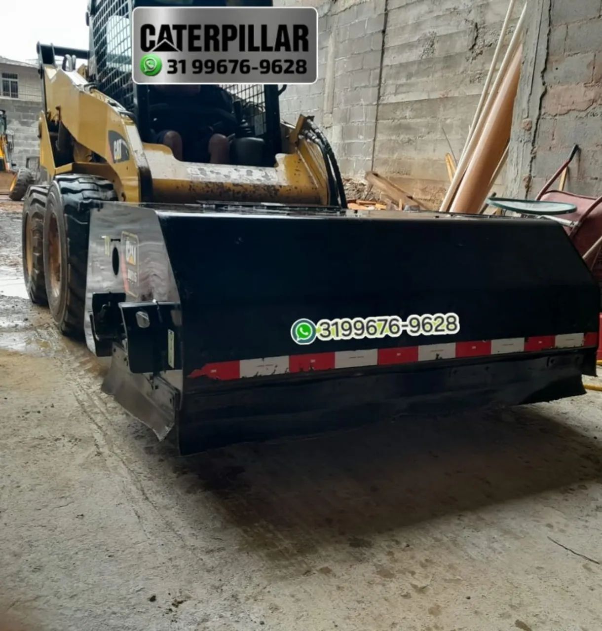Vassoura hidráulica Caterpillar 60 polegadas BU115 CAT2012  - Foto 3