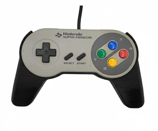 Grip Ergonômico Compatível com Super Nintendo, Super Famicom e 8BitDo SN30 - Preto - Foto 2