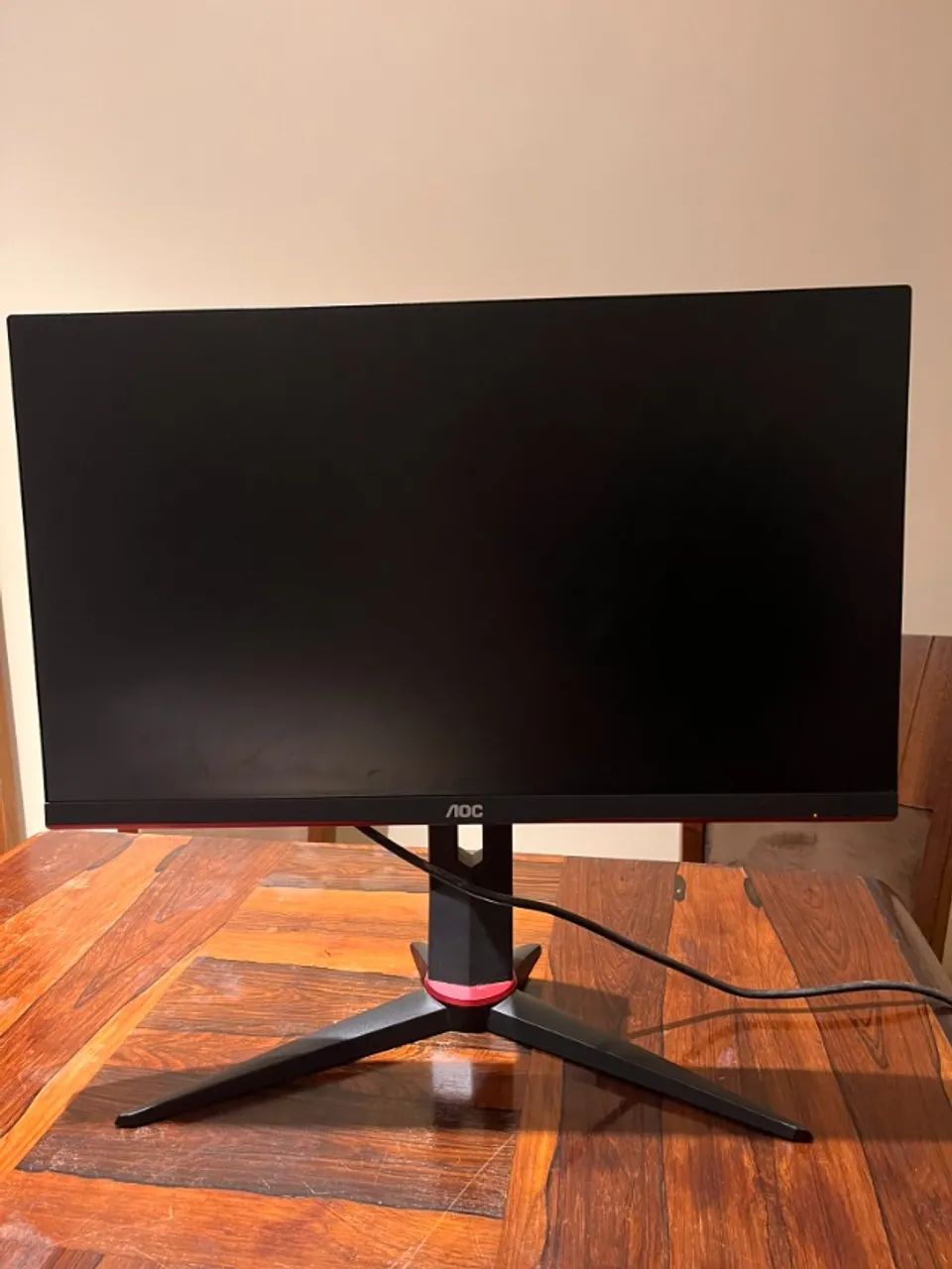 Monitor AOC Hero 24G2/BK - Tela Quebrada - Foto 3