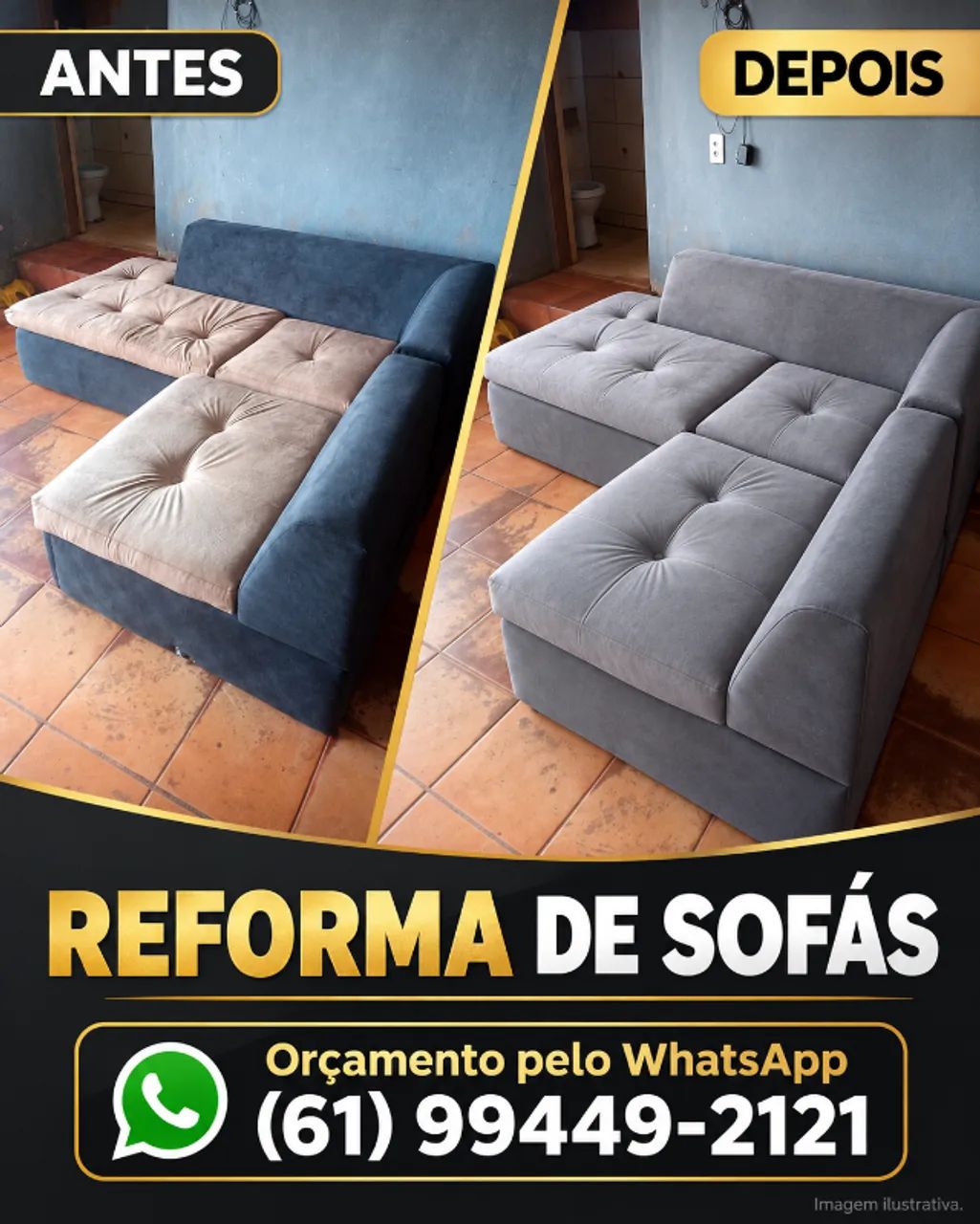 reforma de sofás - Foto 2