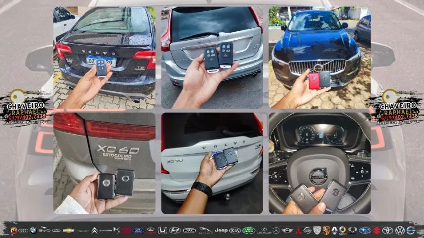 Chave Volvo Presença e Slot Completa com Serviço de Codificação - Foto 2