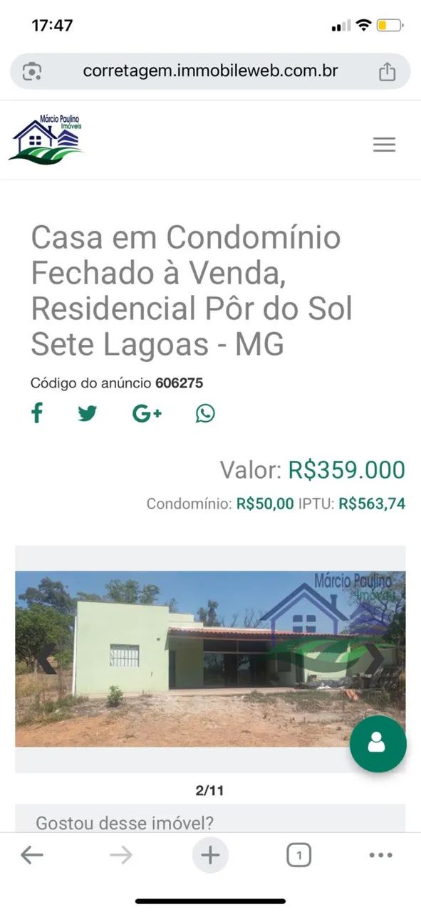 Foto - Sete Lagoas - Residencial Pôr do Sol